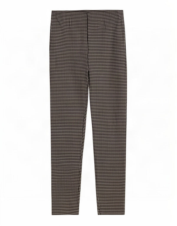 Zara Damen Leggings UK 12 Medium Black Gingham
