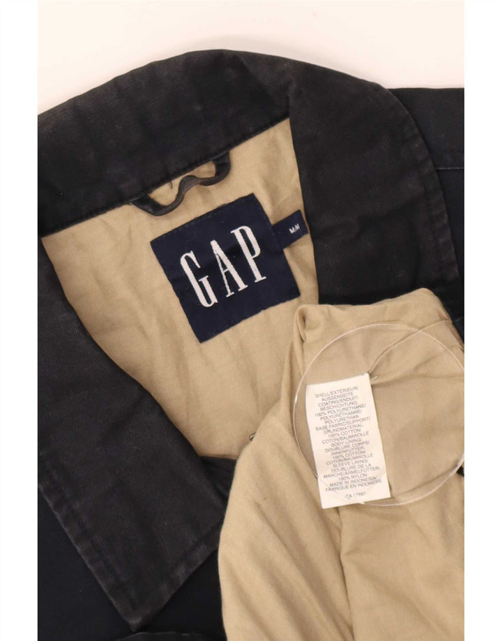 Gap Herren Bomberjacke UK 38 Medium Marineblau Baumwolle