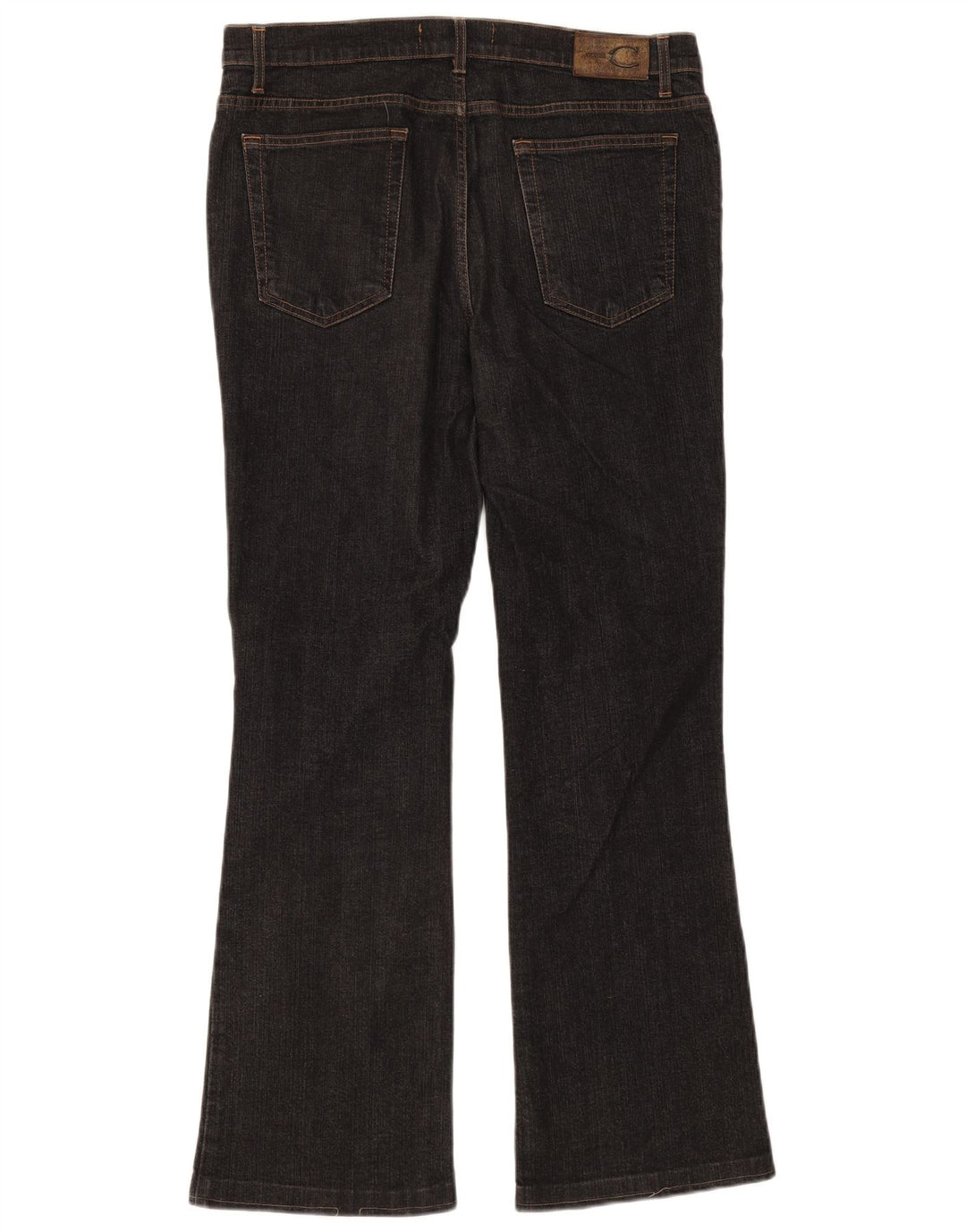 Just Cavalli Herren Bootcut Jeans IT 52 XL W38 L30 Schwarze Baumwolle