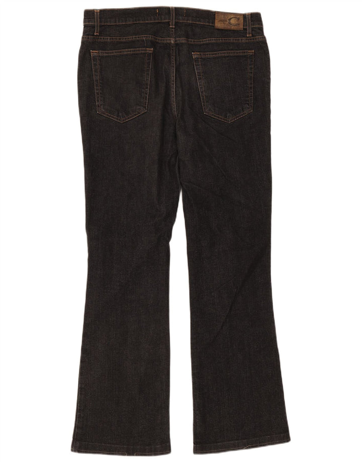 Just Cavalli Herren Bootcut Jeans IT 52 XL W38 L30 Schwarze Baumwolle