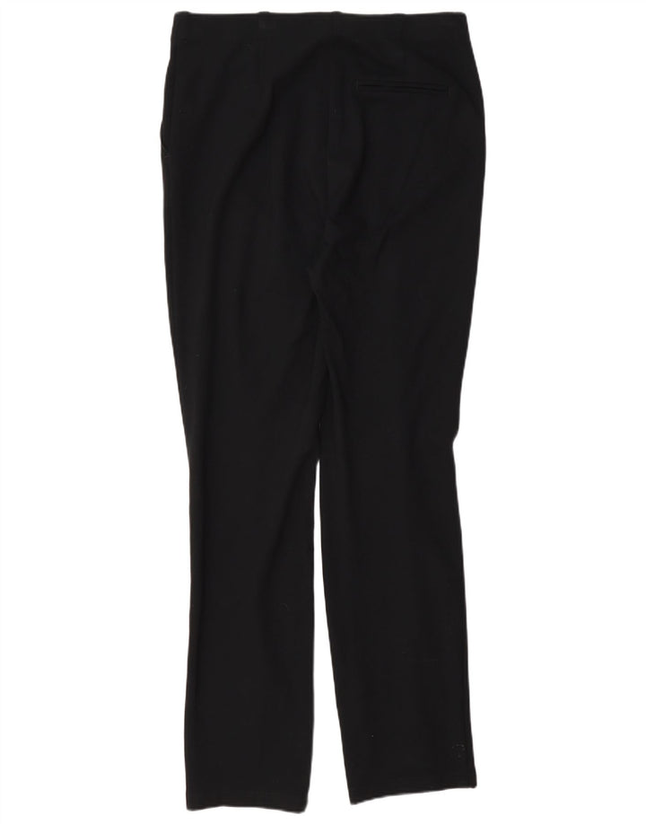Marks & Spencer Damen gerade Anzughose UK 12 Medium W32 L30 Schwarz