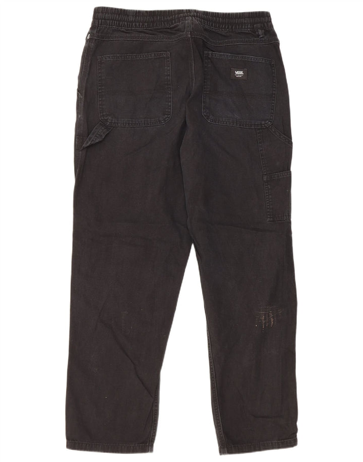 Vans Gerade Cargohose für Herren, Größe M, W32, L28, Schwarz, Baumwolle