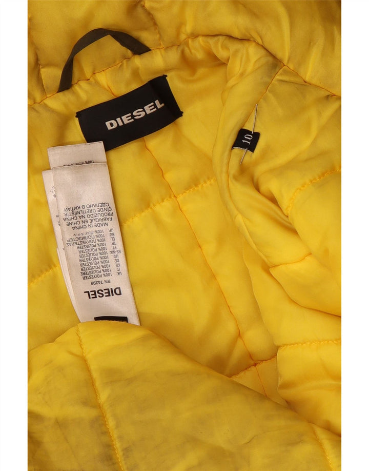 Diesel Jungen-Parka mit Kapuze, 9–10 Jahre, Khaki, Polyester