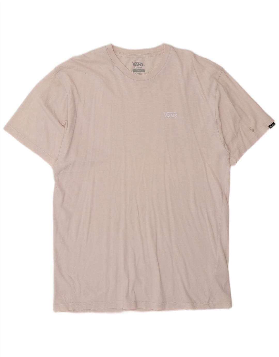 Vans Herren-T-Shirt mit klassischer Passform, groß, rosa Baumwolle