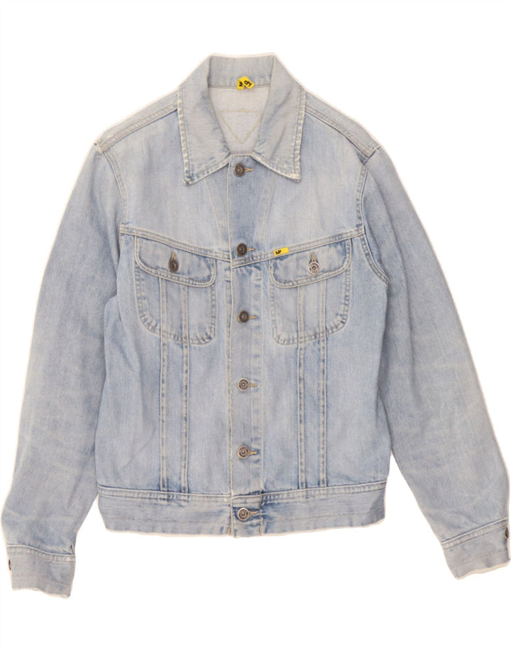 MELTIN' POT Womens Denim Jacket UK 14 Medium Blue Cotton Vintage Meltin' Pot and Second-Hand Meltin' Pot from Messina Hembry 