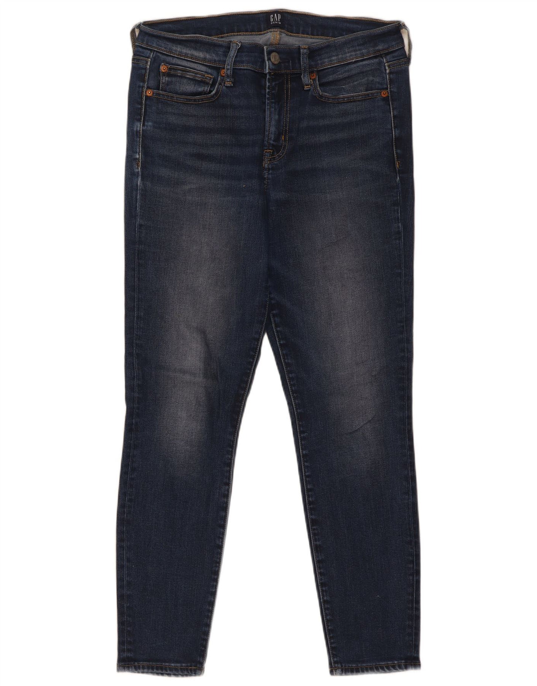 Gap Damen Skinny Jeans EU 38 Medium W30 L28 Blau Lyocell