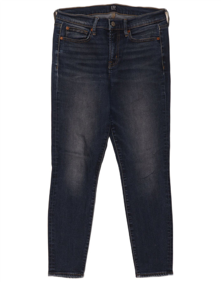 Gap Damen Skinny Jeans EU 38 Medium W30 L28 Blau Lyocell