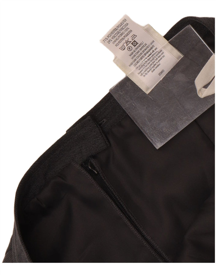 St. Bernard Damen gerader Rock UK 14 Medium W28 Grau Polyester