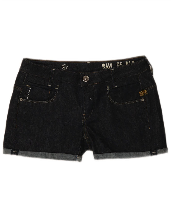 G-Star Damen Jeansshorts W29 Mittelmarineblaue Baumwolle