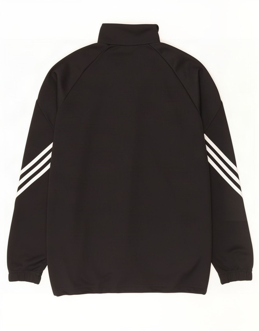 Adidas Herren Climalite Trainingsanzug Top Jacke Großes schwarzes Polyester