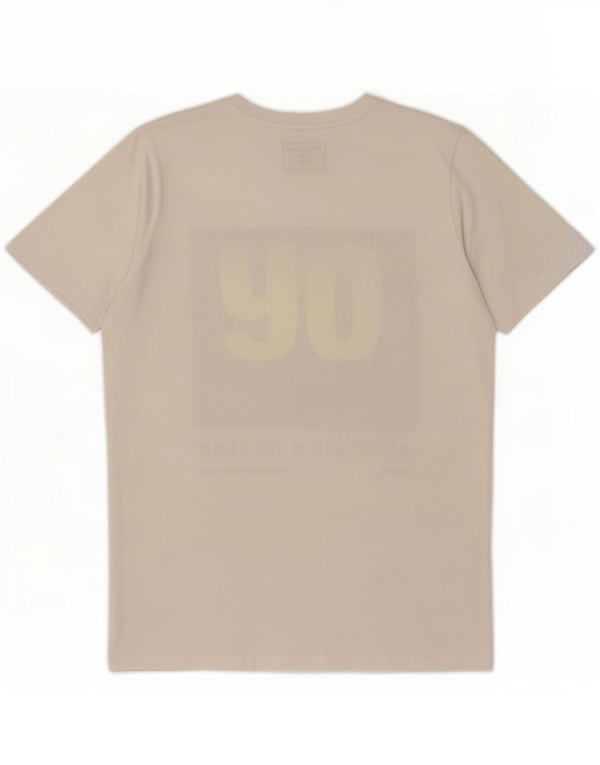 Jack & Jones Herren Grafik T-Shirt Top Mittelweiße Baumwolle