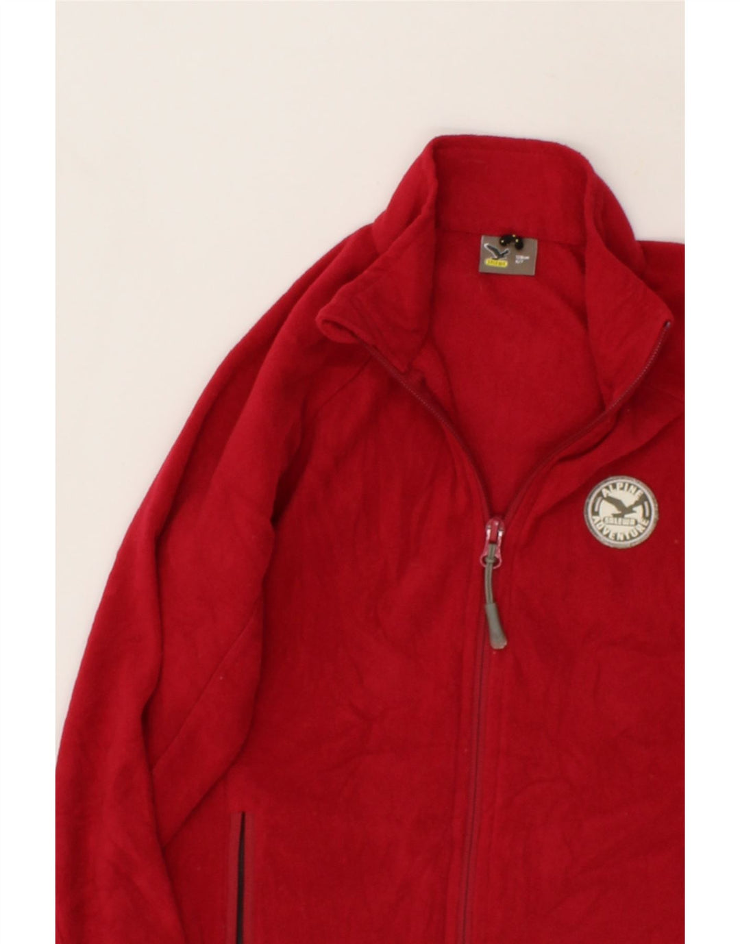 SALEWA Girls Fleece Jacket 6-7 Years Red Polyester Vintage SALEWA and Second-Hand SALEWA from Messina Hembry 