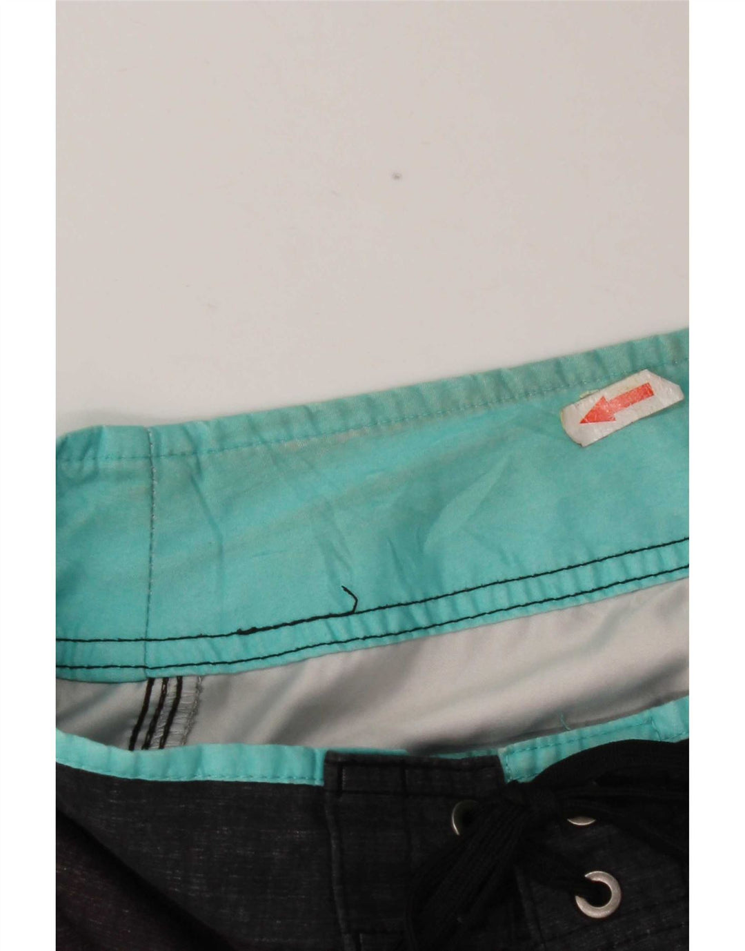 O'Neill Herren-Badeshorts, groß, grau gestreift, Polyester