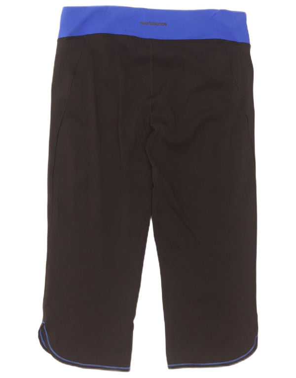 New Balance Capri-Leggings für Damen, UK 18, XL, Schwarz, Colourblock-Polyester