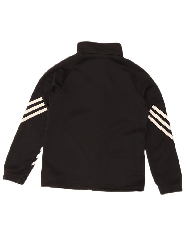 Adidas Jungen Regular Fit Trainingsanzug Top Jacke 7–8 Jahre Schwarz Sport