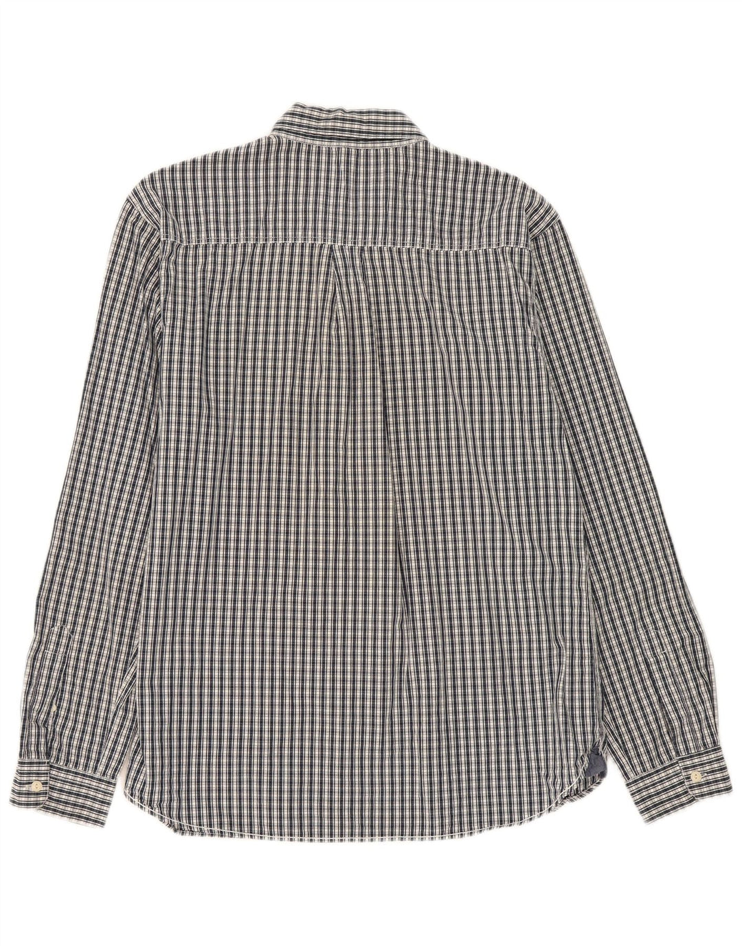 White Stuff Herren-Hemd mit klassischer Passform XL, marineblau, kariert, Baumwolle