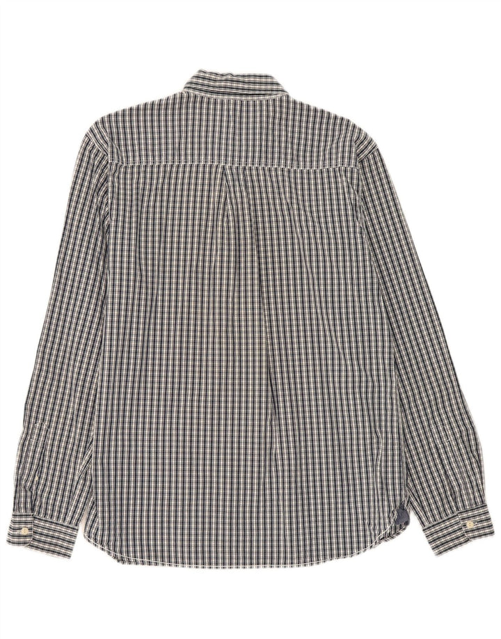 White Stuff Herren-Hemd mit klassischer Passform XL, marineblau, kariert, Baumwolle