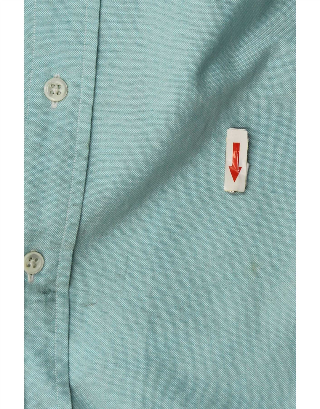 Ralph Lauren Herrenhemd Größe 15 1/2 Medium Türkis Baumwolle
