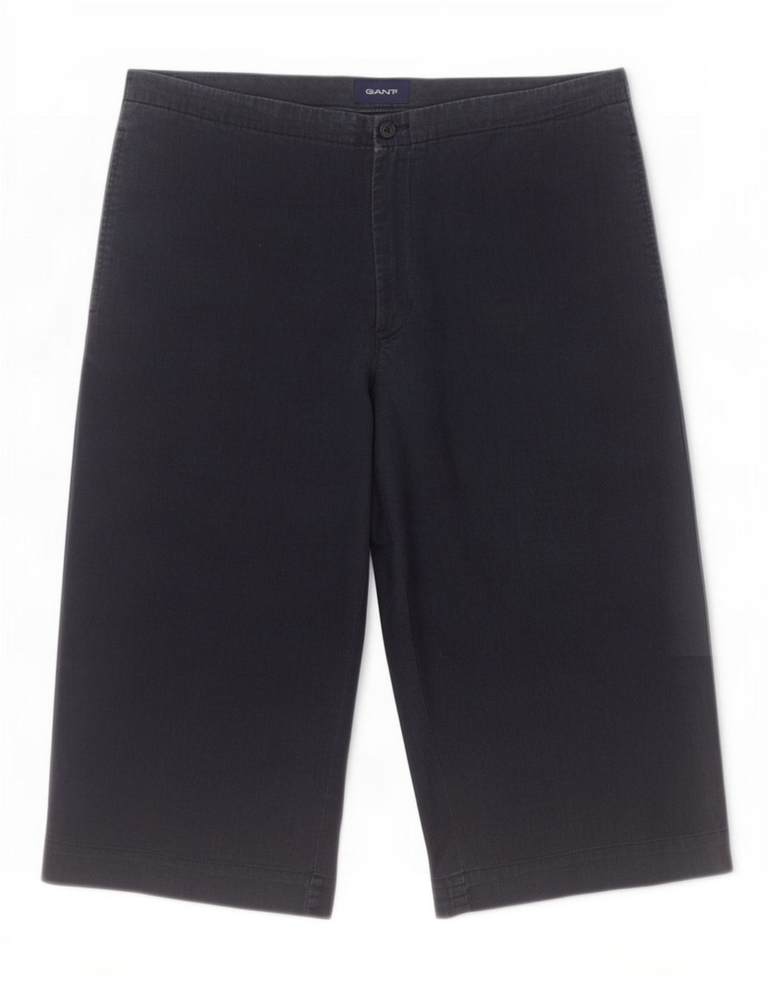 Gant Herren-Bermudashorts, W35, groß, marineblaues Leinen
