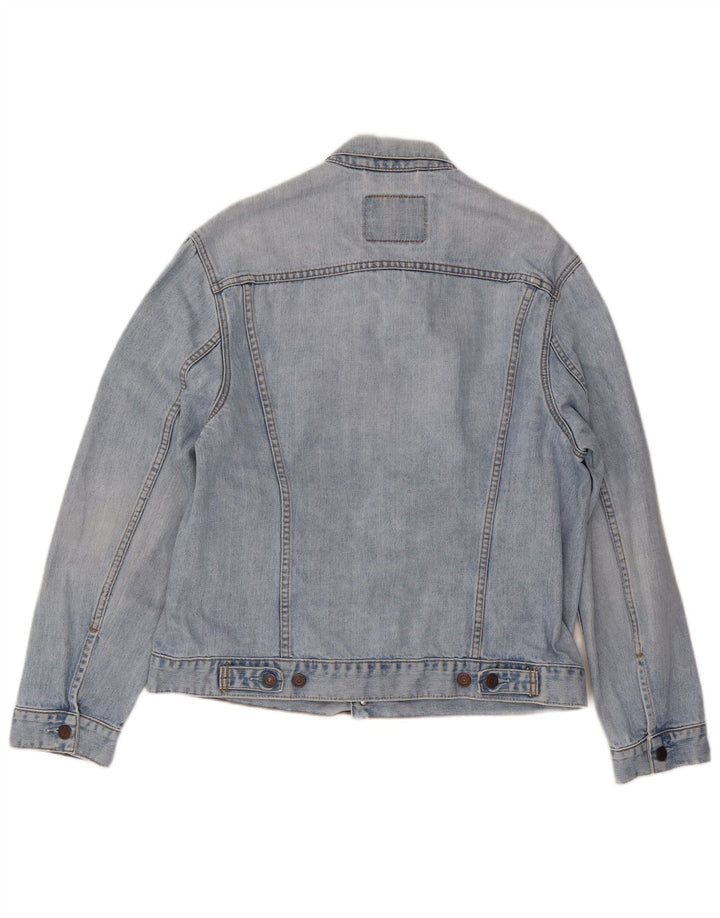 Levi's Herren Jeansjacke UK 40 Large Blau Baumwolle