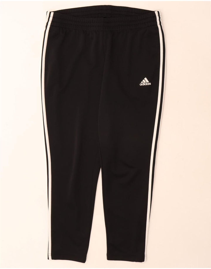 Adidas Damen Trainingshose UK 16/18 Large Schwarz Polyester