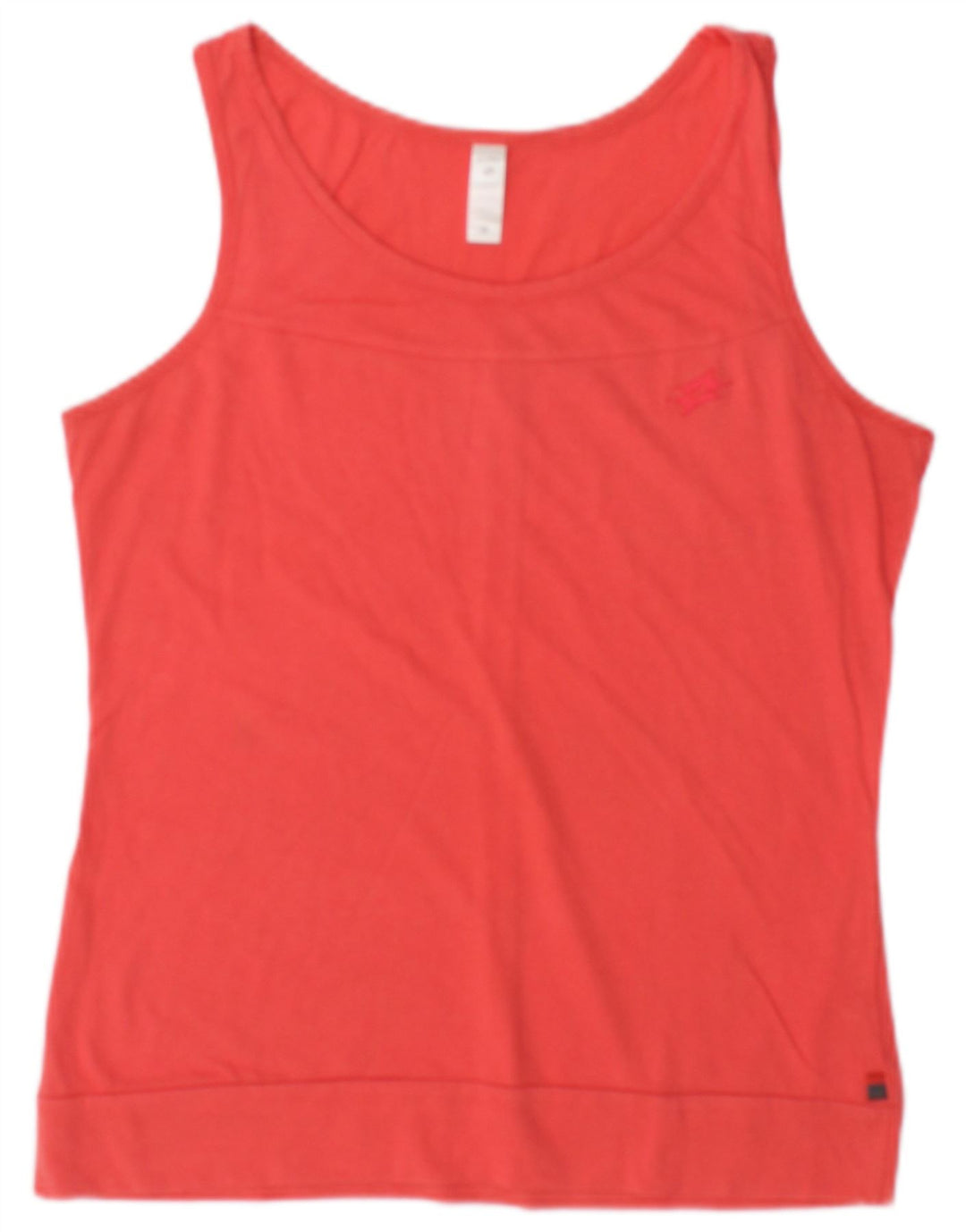 Lotto Damen Weste Top UK 12 Mittelrote Baumwolle