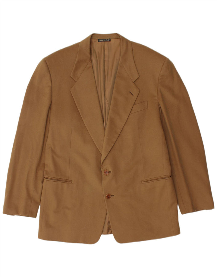 Pal Zileri Herren 2-Knopf-Blazerjacke IT 52 XL Beige Wolle