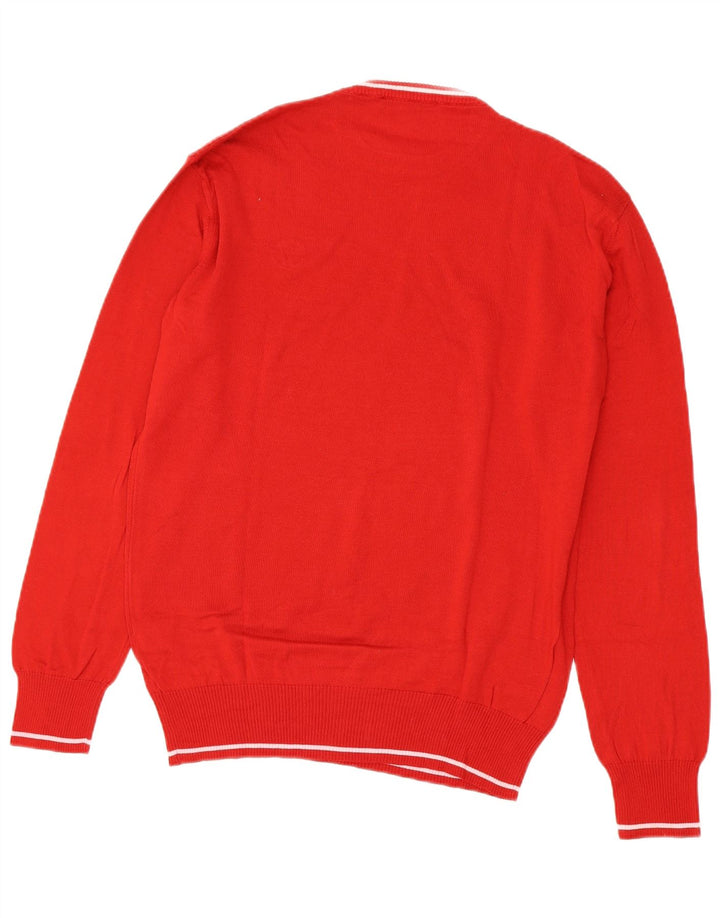 North Sails Herren-Pullover mit Rundhalsausschnitt, XL, rote Baumwolle