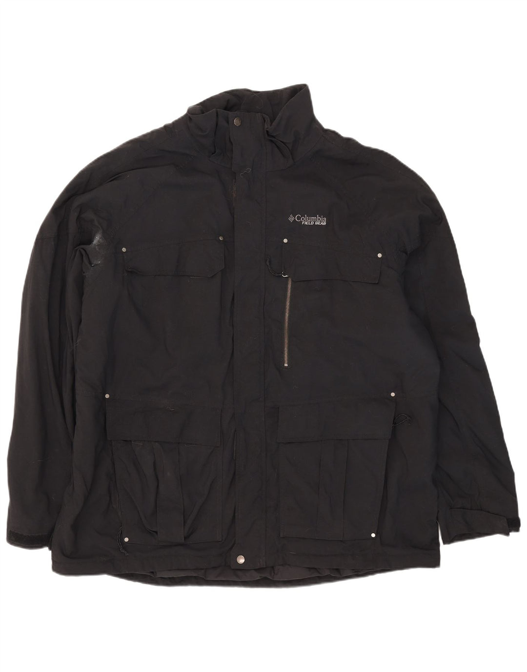 Columbia Herren Utility Jacke UK 44 2XL Schwarzes Nylon