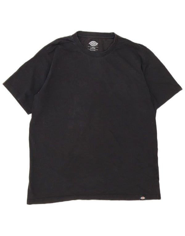 Dickies Herren T-Shirt Top Large Schwarz Baumwolle