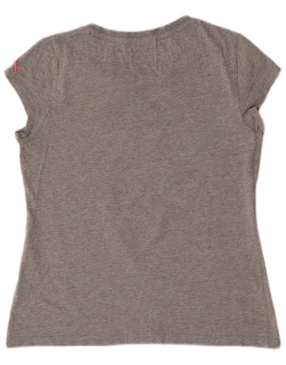 Puma Damen Graphic T-Shirt Top UK 14 Mittelgrau