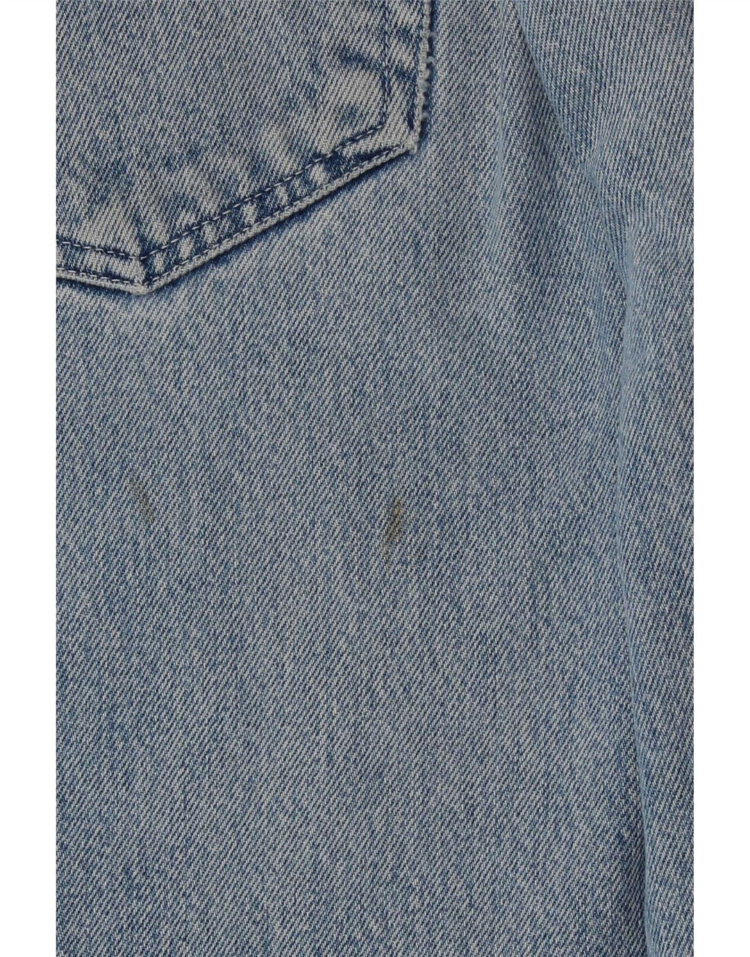 Trussardi Herren Straight Jeans W33 L29 Blaue Baumwolle