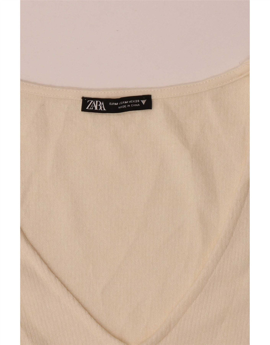 Zara Damen Bolero-Pullover UK 12 Medium Off White
