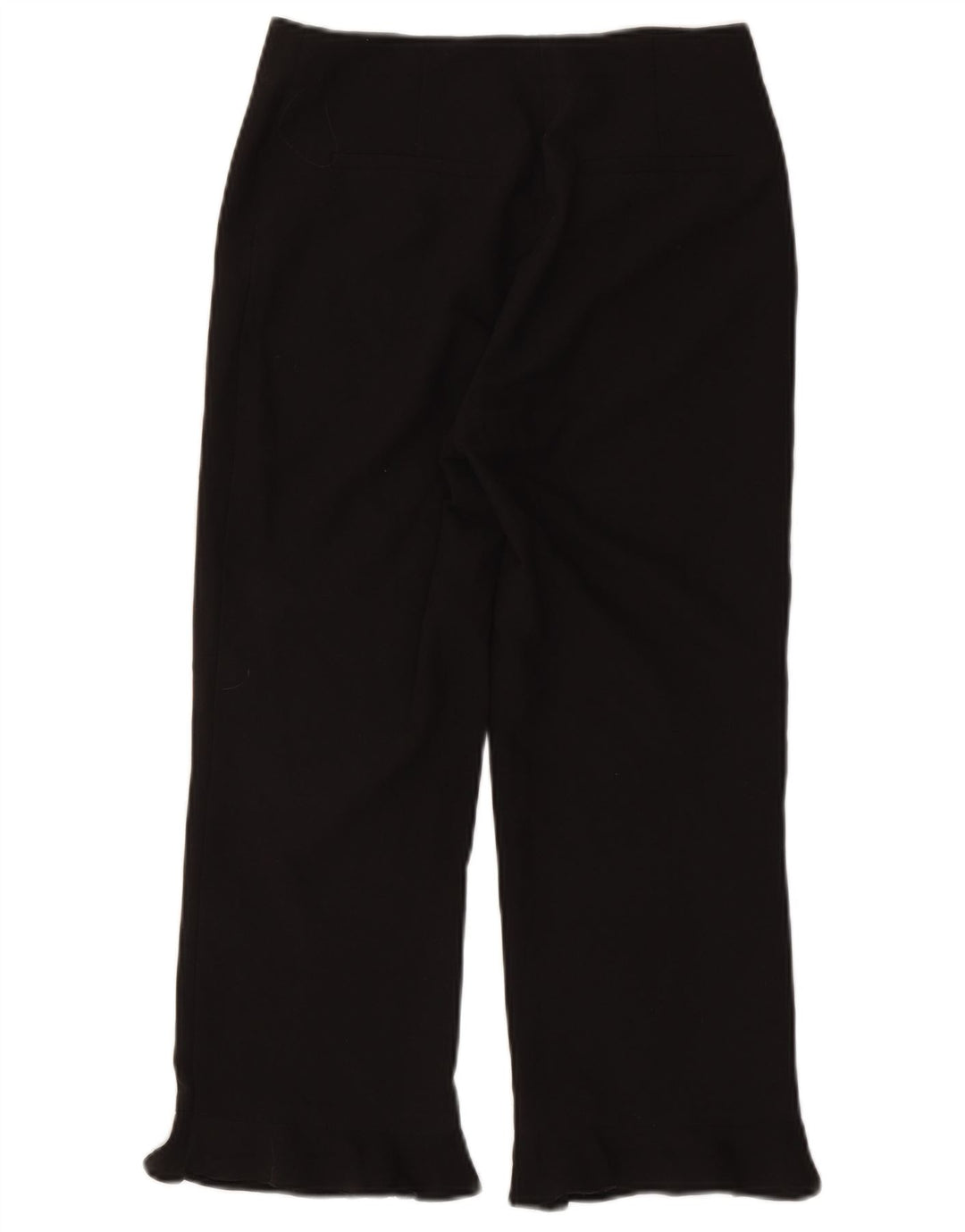 Topshop Damen Caprihose UK 8 Small W27 L22 Schwarz Polyester
