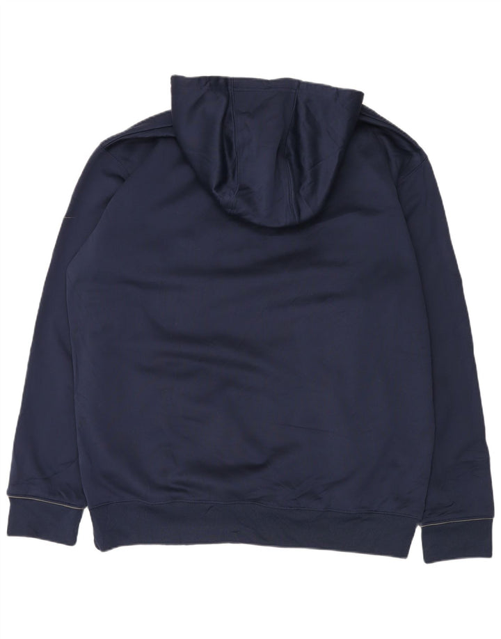 Nike Herren Graphic Hoodie Pullover UK 50/52 2XL Marineblau Polyester