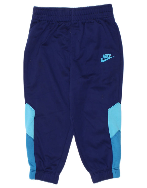 Nike Baby-Jungen-Trainingshose, 12–18 Monate, Marineblau, Farbblock