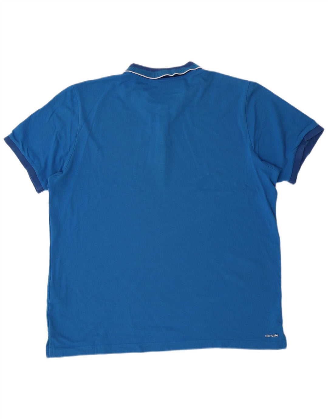 ADIDAS Herren Poloshirt XL Blau Baumwolle