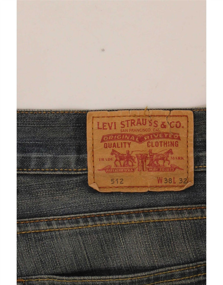 Levi's Herren 512 Bootcut Jeans W38 L32 Blau