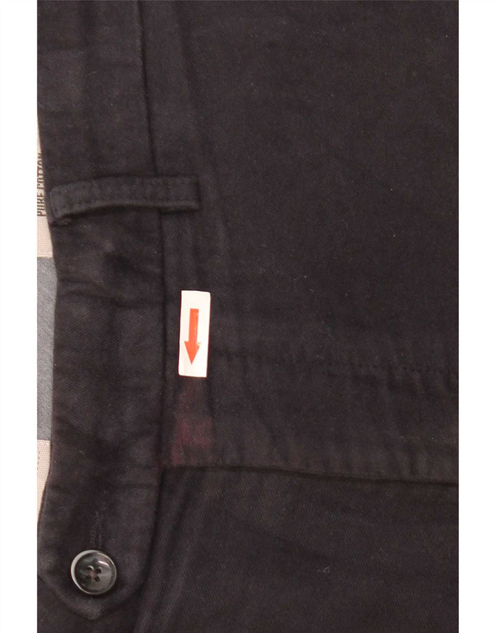 Marks & Spencer Herren-Anzughose in normaler Passform, W34 L29, marineblaue Baumwolle