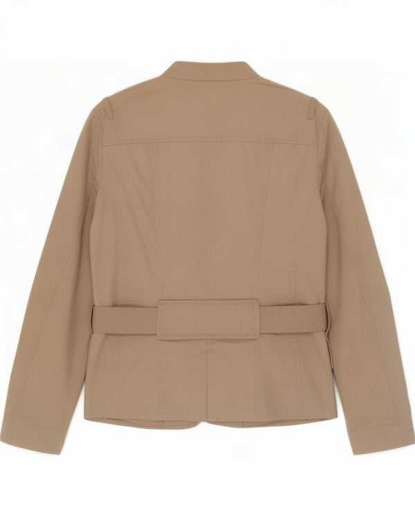 Zara Damen Utility-Jacke UK 14 Medium Beige