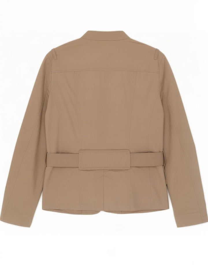 Zara Damen Utility-Jacke UK 14 Medium Beige