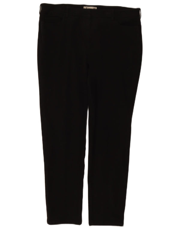 Hobbs Skinny Chino-Hose für Damen, UK 16, Größe L W33 L28, schwarze Baumwolle