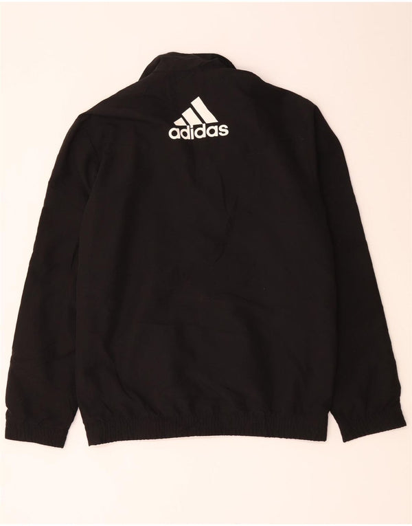 Adidas Herren-Trainingsanzugoberteil mit Grafik, UK, Größe 34/36, Größe S, Schwarz, Farbblock