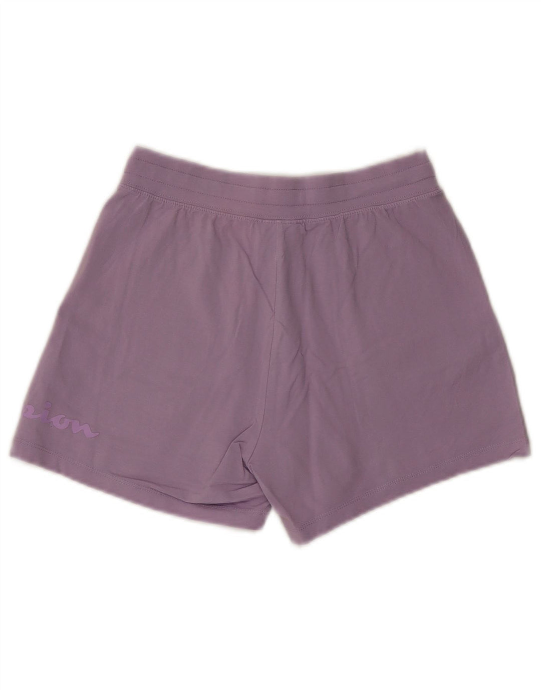 CHAMPION Damen Graphic Sport Shorts UK 4 XS Lila Baumwolle