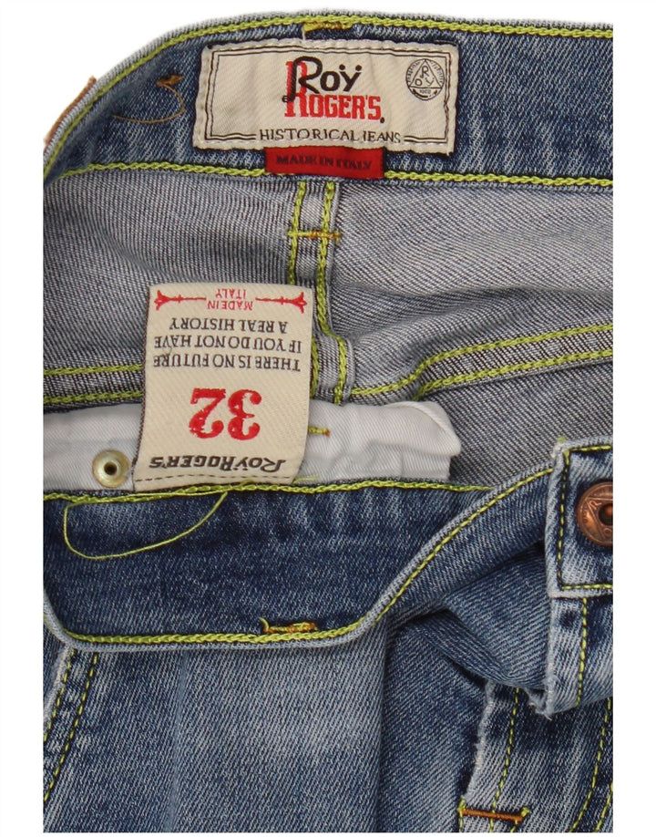Roy Rogers Herren Slim Jeans W32 L30 Blaue Baumwolle