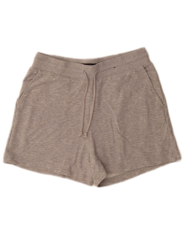 Marks & Spencer Damen Sportshorts UK 14 Große grau gefleckte Baumwolle