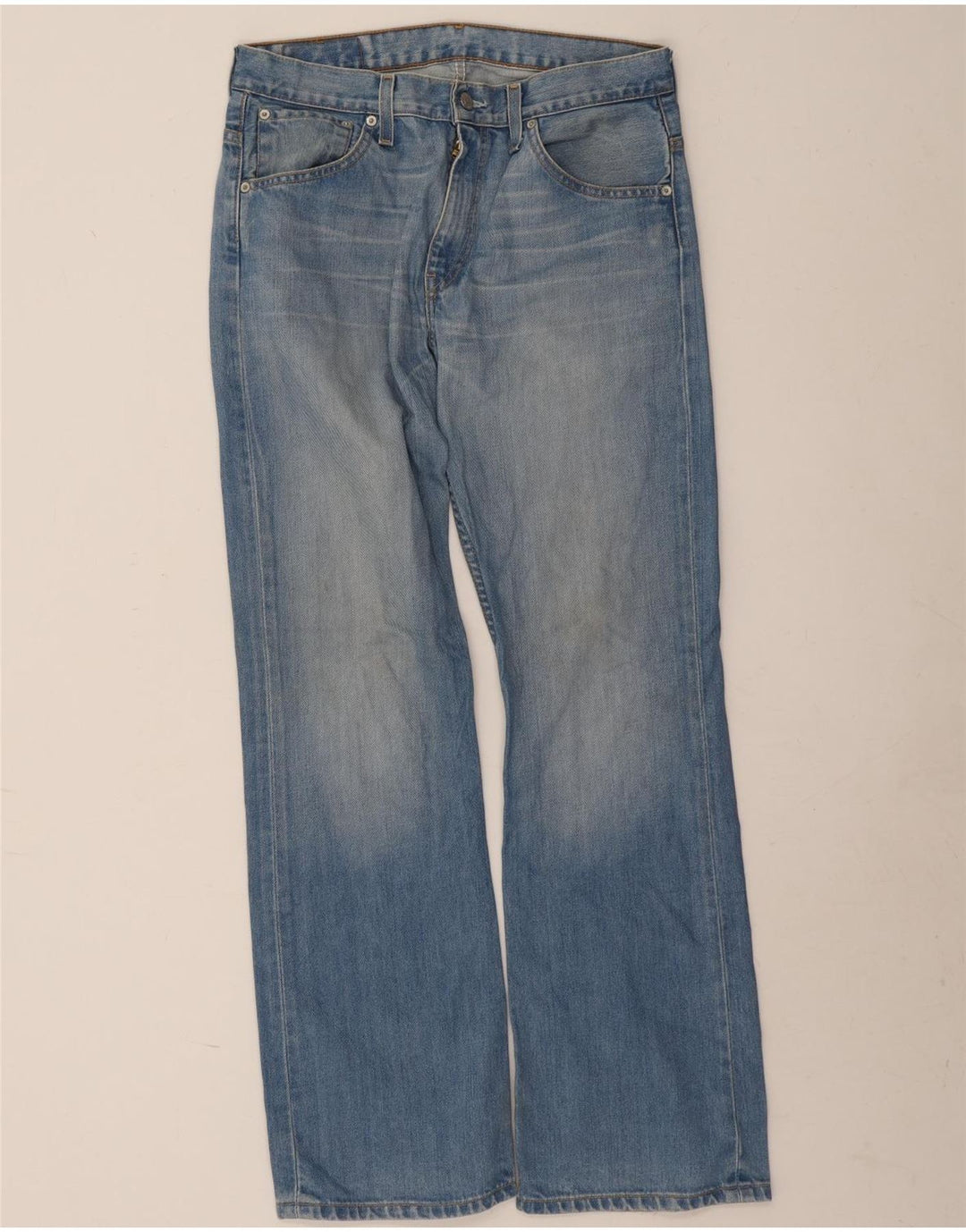 LEVI'S Herren 507 Bootcut Jeans W32 L32 Blaue Baumwolle