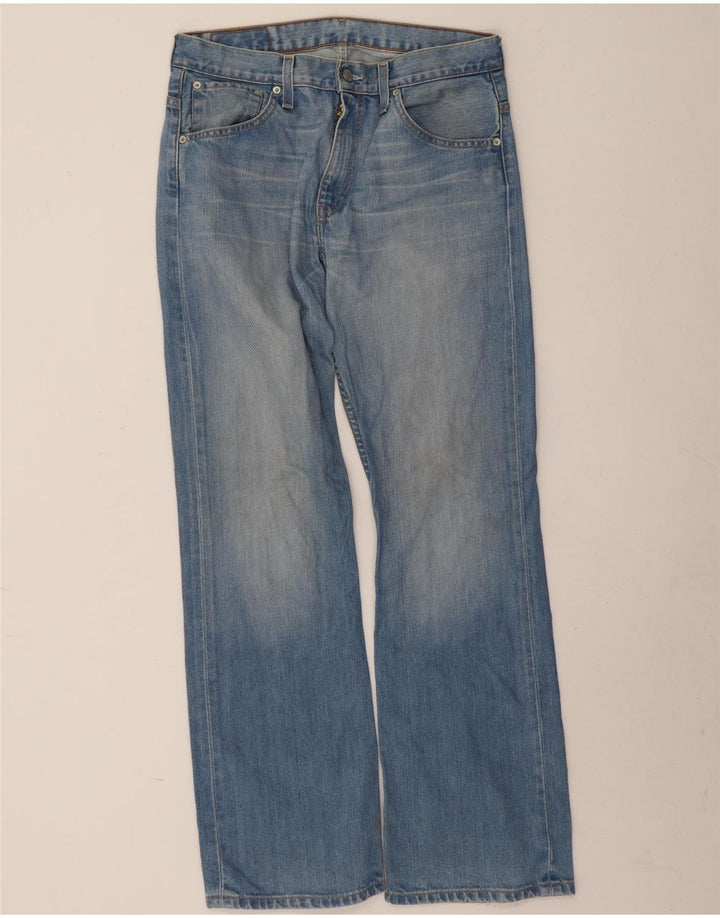 LEVI'S Herren 507 Bootcut Jeans W32 L32 Blaue Baumwolle