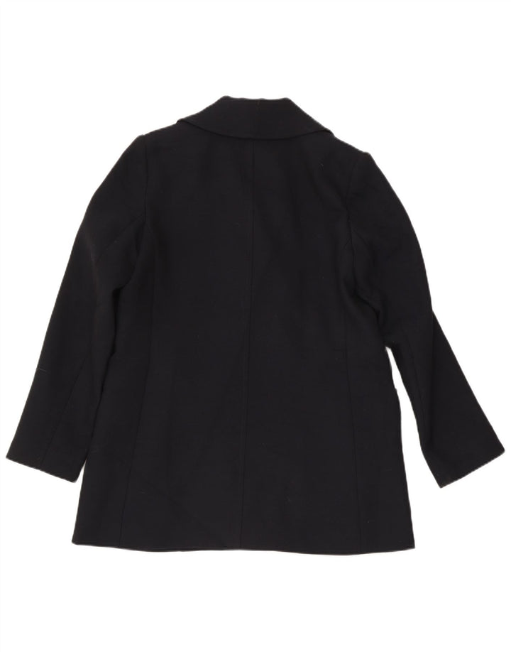 Hobbs Damen Pea Coat UK 12 Medium Marineblau Polyester