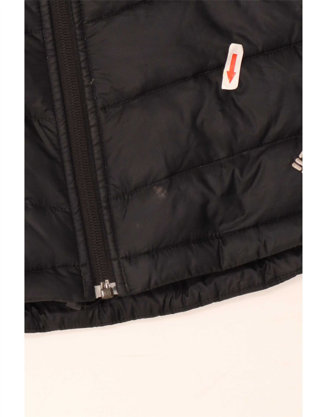 Columbia Wattierte Herrenjacke UK 38 Mittelschwarzes Colourblock-Nylon